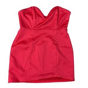 NWT Superdown Lilianah Sweetheart Mini Dress - Pink - XL